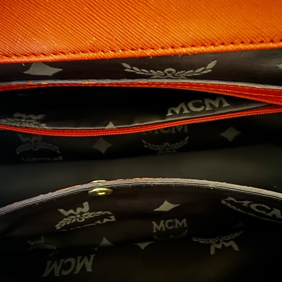 MCM Leather Satchel/ Crossbody Bag - Picture 12 of 16